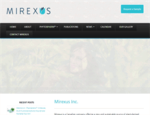 Tablet Screenshot of mirexus.com
